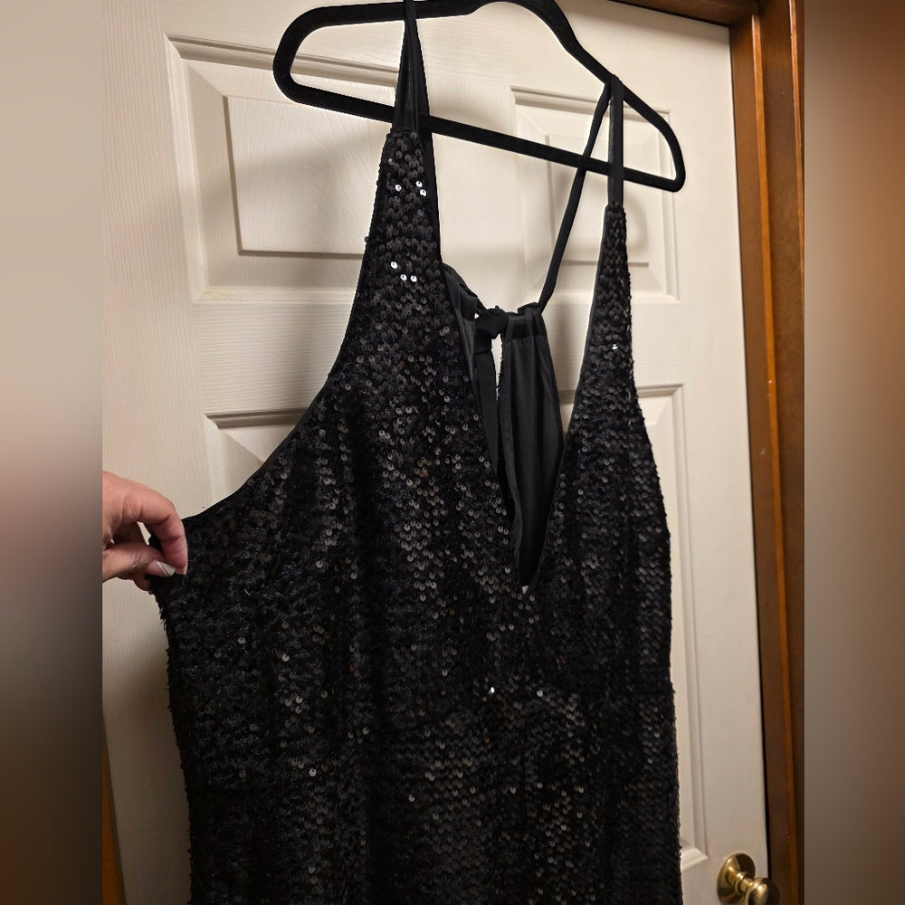 Hutch Sequins Halter Jumpsuit Size 3x - Picture 6 of 15